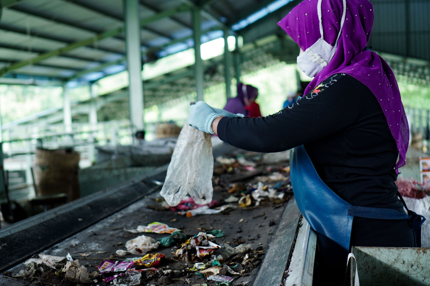 Collection of Mixed Plastics in Lekok, Indonesia (PWRS)