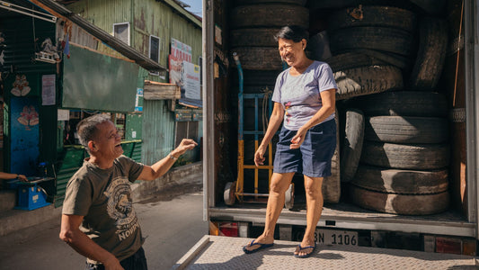 Ocean-Bound Community Collection and Co-processing of Used Tires  in Manila, Philippines (PPRS)