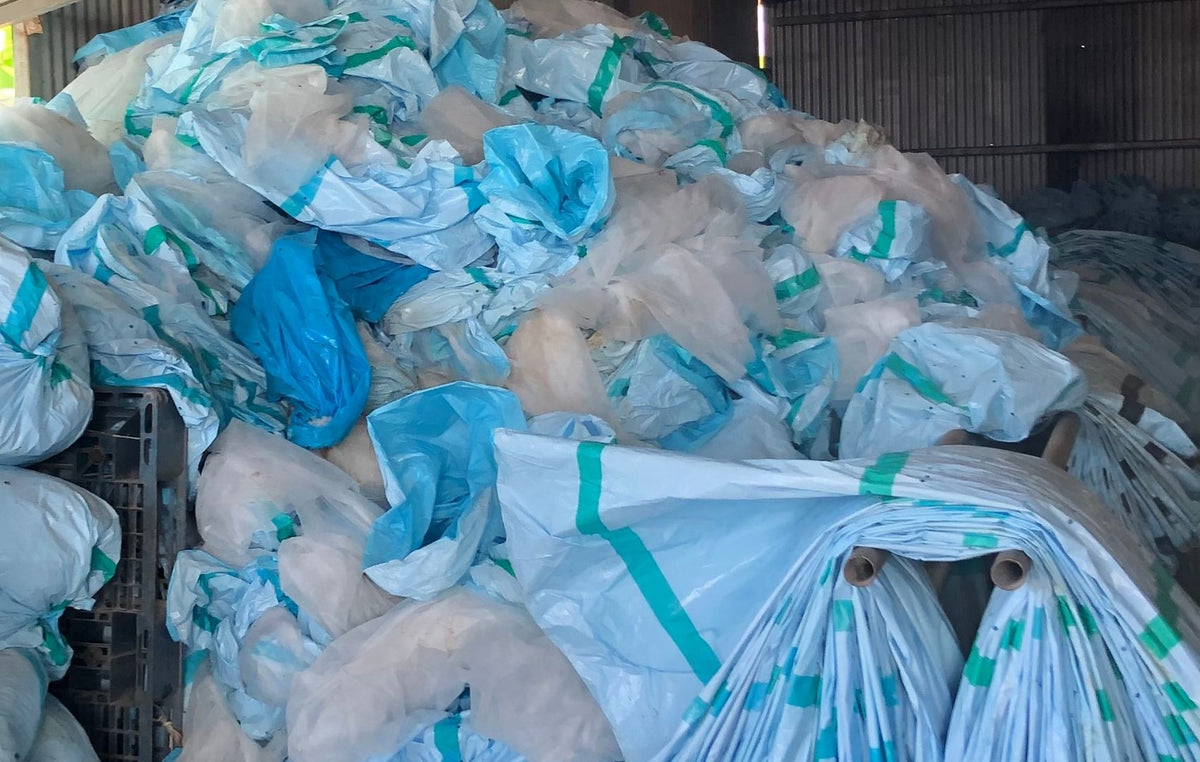 Farm Plastic Collection Collection of Polyethylene Farm Plastics in Far North Queensland, Aust