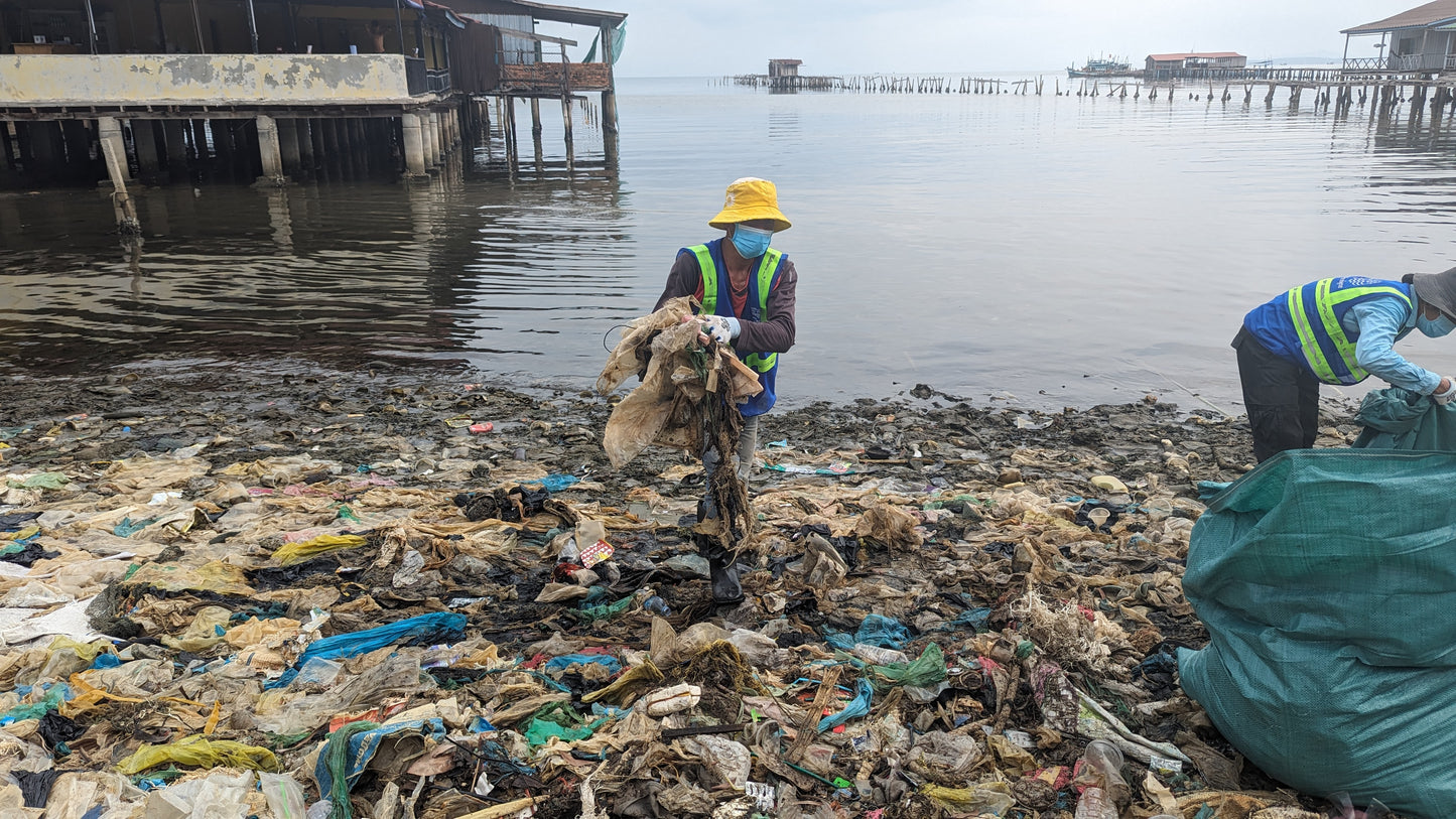 Community-based Collection and Upcycling of Non-Recyclable Ocean-Bound Plastics in Sihanoukville, Cambodia (OBP)