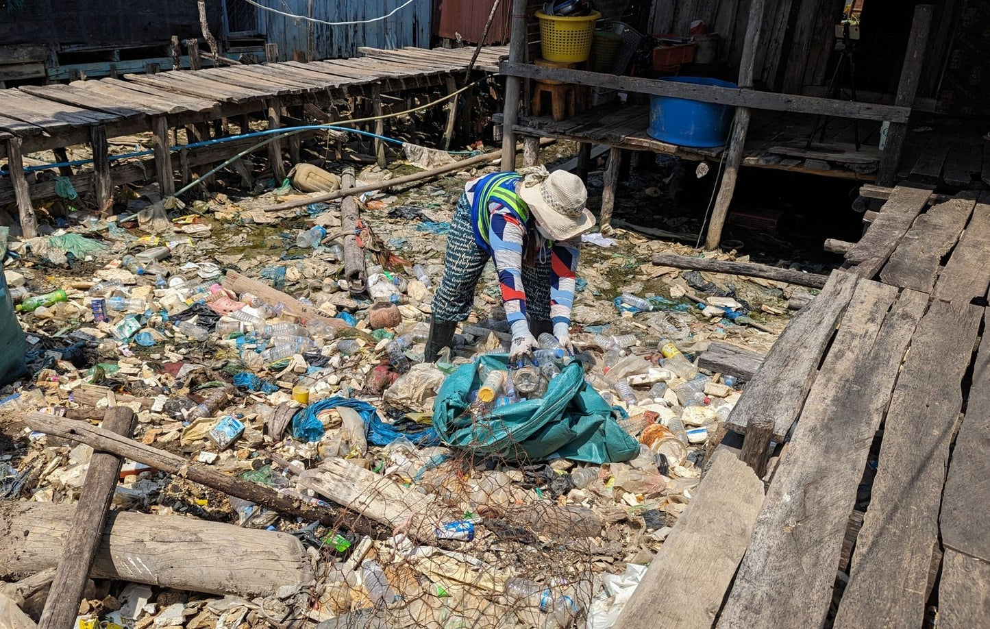 Community-based Collection and Upcycling of Non-Recyclable Ocean-Bound Plastics in Sihanoukville, Cambodia (OBP)